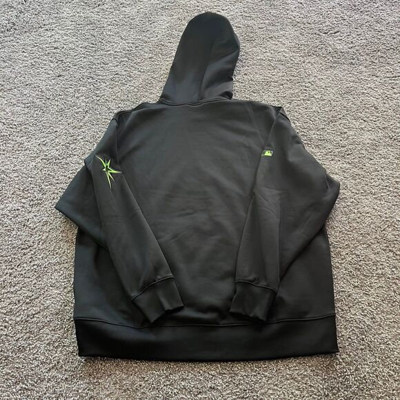Nike Tampa Bay Rays City Connect Therma Fit Hoodie Black Neon Mens Medium MLB - Picture 5 of 8